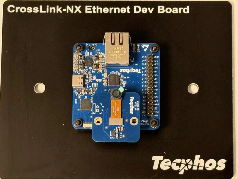 EEVideo FPGA IP — CrossLink-NX development hardware with MIPI sensor module